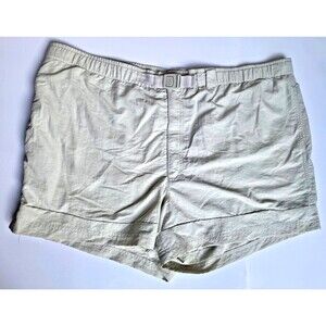 LANDS' END Mens Pull-On Belted Inner Mesh Swim Athletic Shorts Size XXL (44-46)
